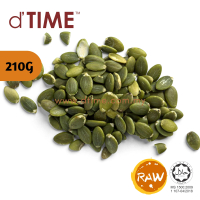d'TIME Raw Pumpkin Seeds (210g)