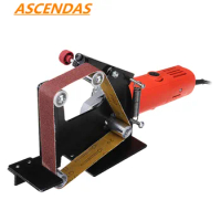 Angle Grinder Belt Sander Attachment Metal Wood Sanding Belt Adapter Use 100 Angle Grinder TP-0168