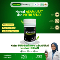 GOPURIN Herbamedic | Kapsul Herbal Alami Untuk Asam Urat Nyeri Sendi Rematik | Isi 30 Kapsul | Sidag