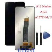 Display For Samsung A12 Nacho A12s A127 A127F A127M U LCD Display Touch Screen Digitizer Assembly Repair Replacement Part