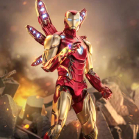 Iron Man Figure Marvel Spider-man Mk85 Nano Armor 10th Anniversary Full Set Of Ornaments Gifts