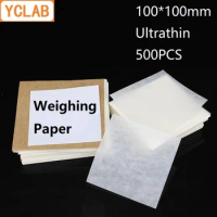 YCLAB 100*100mm Weighing Paper Square Ultrathin 500PCS / Pack Laboratory Chemistry Equipment