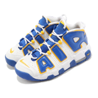 【NIKE 耐吉】休閒鞋 Air More Uptempo GS 童鞋 大童 女鞋 深藍 白 皮革 復古 大AIR(DZ2759-141)