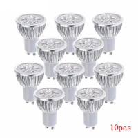 10pcs/Lot Spotlight Bulb GU10 9W 12W 15W AC85-265V GU10 LED Light High Power Warm/Cold White LED Lamp Downlight