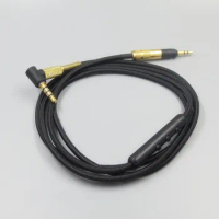 Replacement Upgrade Cable for Audio-Technica ATH-M50X ATH-M40X With MIC DIY Headphones Headset Earphone Line