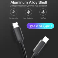 60W 3A Super Fast Charging Adapter PD Charger Type C To Type C Cable For Samsung Galaxy S21 Ultra S21 Xiaomi mi 11 oneplus 9 Pro