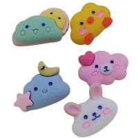 Animal Cloud Colorful Slime Charms Flatback Resin Ornament Scrapbook DIY Crafts Cell Phone Case Decoration