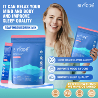 BIYODE Calming Drink Mix with  Ashwagandha Vitamin D3 Magnesium & L-Theanine Supports  Mood Sleep 20