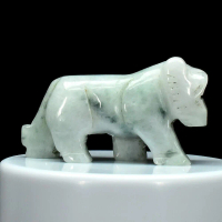 Jadeite Jade Giok Tiger Handcraft Natural 169.12 ct USJ00108