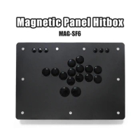 FunFortress Hitbox Leverless Arcade MAG-SF6 Street Fighter 6 Fighting Game Stick Hitbox Controller S