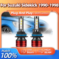 Led Headlight Bulbs 20000LM Canbus Car Light 12V 6000K Turbo Auto Lamp For Suzuki Sidekick 1990-1993