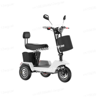 Electric tricycle, household small folding electric car, mini double battery car, light adult scooter