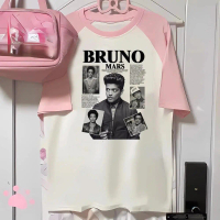 Baju-T Bergaya, Bruno Mars, Untuk Wanita, Elegan, Pereka Manga Wanita, Pakaian Anime, Atas