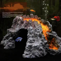 Fish Tank Decoration Volcanic Stone for Betta Hideout