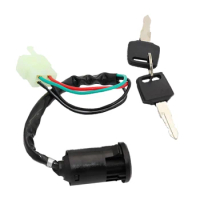 Ignition Key Lock Switch 4 Wire Fit 50 110 150 250cc Mini Quad ATV Dirt Bike