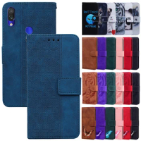 Leather Case For Xiaomi Redmi Note 7 Pro Magnetic Flip Wallet Case Cover For Redmi Note 7S Note7 7A Redmi7 Card Slot Phone Cases