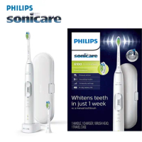 Philips Sonicare 6100 HX6877 Sonic electric toothbrush for adult replacement head White