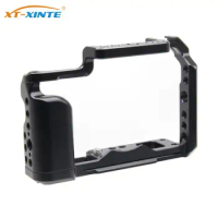 Aluminum Alloy Full Camera Cage Rig with Top Handle Grip Cold Shoe for Fujifilm XT30 XT30II XT20 XT10 Camera Protective Frame