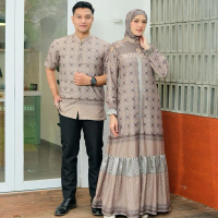 Zalifa Dress Eid Series Terbaru Raya Collection Lebaran Keluarga Koko Baju Wanita Couple Gamis Musli