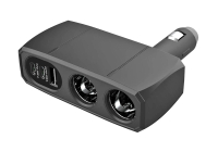 日本 KASHIMURA 汽車用一拖二點煙器一拖三TYPE-C USB充電器分插直插 12V 24V