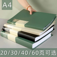 2025 Kangbai File Side Entry Document Folder A4 Multi-layer Transparent Student A3 Storage Folder Te