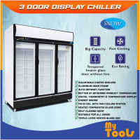 Mytools SNOW 3 Glass Door Display Fridge Chiller (950W)(1414 Liters)-Black