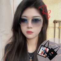 【RayBan 雷朋】時尚金屬多邊形太陽眼鏡 RB3548 001/3F 54mm 金框抗UV漸層鏡片 公司貨