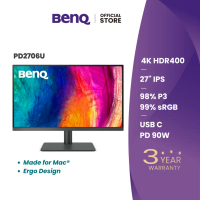BenQ PD2706U 27นิ้ว 4K UHD 95% P3 USB-C Designer Monitor (จอคอมงานกราฟฟิค)