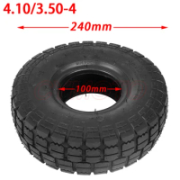 Good Quality 4.10/3.50-4 Inner Outer Tyre 410/350-4 Pneumatic Wheel Tire for Electric Scooter Trolley Accessories
