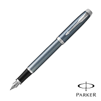 [客製刻字專區]PARKER NEW IM 藍灰白夾 鋼筆