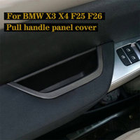 LHD RHD รถซ้ายด้านหน้าภายในมือจับประตูที่นั่งคนขับภายในแผงด้านข้างจับดึง ABS ตัดสำหรับ BMW X3 X4 F25 F26 2011-2017