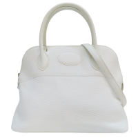 【二手名牌BRAND OFF】HERMES 愛馬仕【激安價】白色 Togo皮革 Bolide 31 兩用包 口P刻