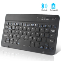 Mini Bluetooth Keyboard Wireless Russian Keyboard Tablet Spanish Rechargeable Keyboard For Tablet ipad cell phone Laptop