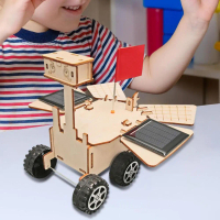 Bộ trang trí xe hơi chạy năng lượng mặt trời DIY cho bé trai và bé gái, phụ kiện thủ công