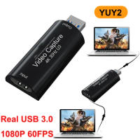4K 30 HDMI To USB 3.0 Video Capture Card Game Record Box for PS4 PS5 Camera Laptop PC Live Streaming HD 1080P 60fps MS2130 YUY2