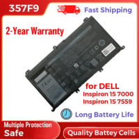 74Wh 357F9 Spare Backup Replacement Laptop Battery for Dell Inspiron 15 7000 Inspiron 15 7559 11.1V Long Battery Life Li-ion