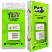 Portable Camping Lamp Salt Water Outdoor LED Emergency Lamp for Camping Night Fishing Lamp Energy Saving Lamp Travel Supplies