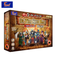 Board game-Đi tìm kho báu Phiên Bản HERO Foxi-Đồ chơi trẻ em phát triển AQ-EQ-IQ-siêu siêu hay
