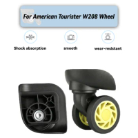 For American Tourister W208 Universal Wheel Replacement Suitcase Rotating Smooth Silent Shock Absorbing Wheel Accessories Wheels