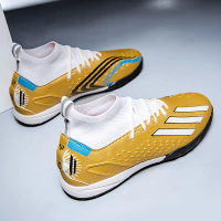 Soccer Shoes, Men's Sneakers, High Top, Soccer Boots, Suitable for Turf, For Kids, AG / FG Long Spik