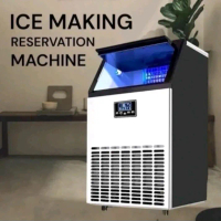 Mesin Es Batu Kristal Iceler Ice Maker 80Kg/24Jam Untuk Cafe Restoran Cube Ice maker