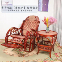 Indonesian Natural Rattan Rattan Chair For The Elderly Home Balcony Leisure Chair Chair Rocking Chair Sale Adult Rocking Chair