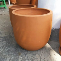 Pot Tanah Liat Besar 20cm Pot Kaktus Sukulen Tanaman Hias Pot Teracota Tembikar