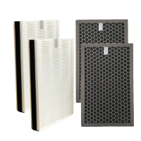 【PUREBURG】適用Hitachi日立KPI-503H 全熱交換器/新風機替換用PM2.5 HEPA濾芯 活性碳濾網
