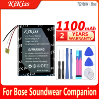 1100mAh KiKiss Battery 762936HV (762936 3line) For Bose Soundwear Companion QuietComfort Earbud Headset