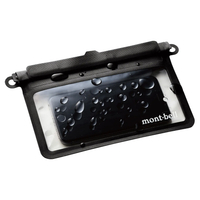 【【蘋果戶外】】mont-bell 1133279 BK 黑【手機防水袋】12 x 19 cm 防水錢包 防水收納袋