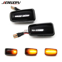 2x LED Dynamic Side Marker Sequential Indicator Light For Citroen Berlingo Jumpy Saxo Xantia Xm ZX