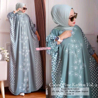 KAFTAN Wanita Muslim Kaftan Batik kaftan Simple Elegan