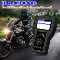 JDiag M100 Motorcycle OBD OBD2 Scanner For KTM/Ducati/Honda/Yamaha/Kawasaki Diagnostic Tool Motorbike ODB2 Scan Code Reader