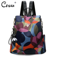 Fashion Anti Theft Women Travel Backpack High Quality Fabric Oxford Female Backpack Pretty Style Girls Lovely School Backpack